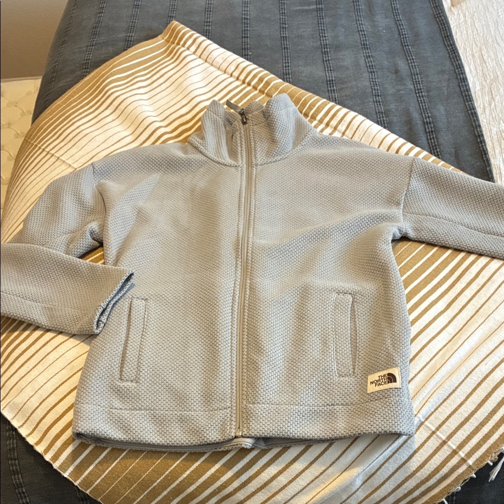 The North Face Light Gray Textured Jacket